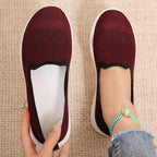 Damen Atmungsaktive Slip-On Freizeitschuhe mit flexiblem Design