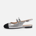 Damen Sling-Ballerinas mit dekorativen Schnallen R&B