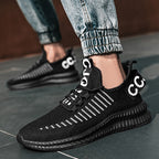 Damen Sportliche Sneakers mit atmungsaktivem Obermaterial und elastischem Schnürsystem R&B
