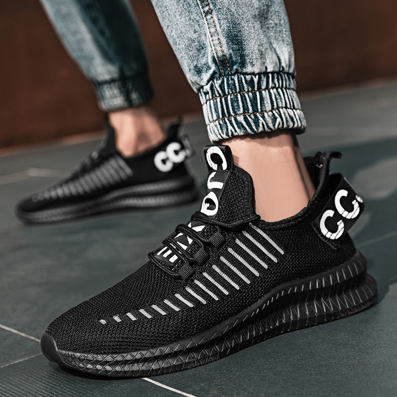 Damen Sportliche Sneakers mit atmungsaktivem Obermaterial und elastischem Schnürsystem R&B