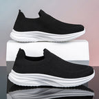 Damen Sportliche Slip-On Sneakers mit atmungsaktivem Obermaterial und dämpfender Sohle R&B
