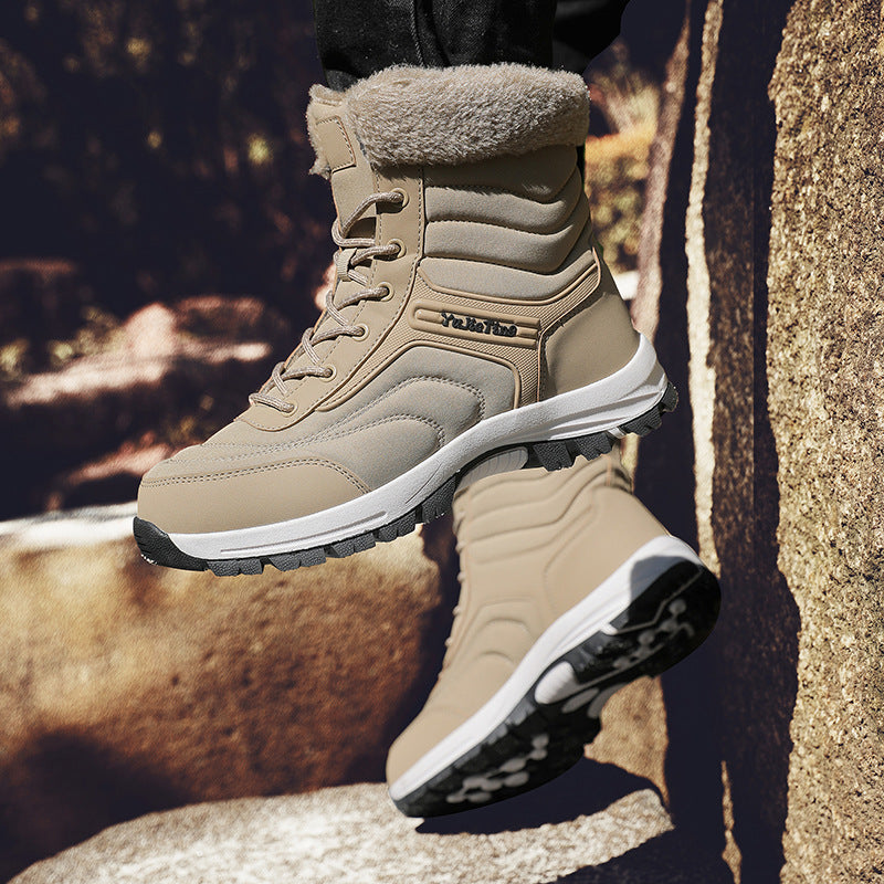 Damen Winterstiefel mit rutschfester Sohle und warmem Futter R&B