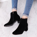 Damen Stiefeletten mit elegantem Reißverschluss und softem Obermaterial R&B