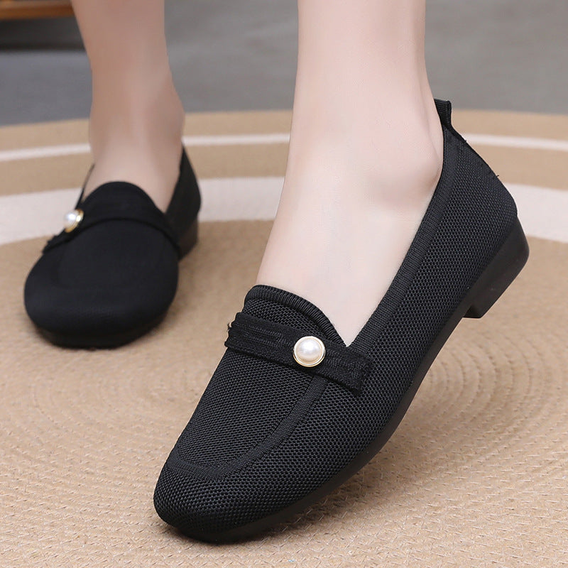 Damen Bequeme Slip-On Loafers mit modischem Detail R&B