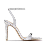 Damen High-Heels mit funkelndem Strassdesign und elegantem Riemen R&B