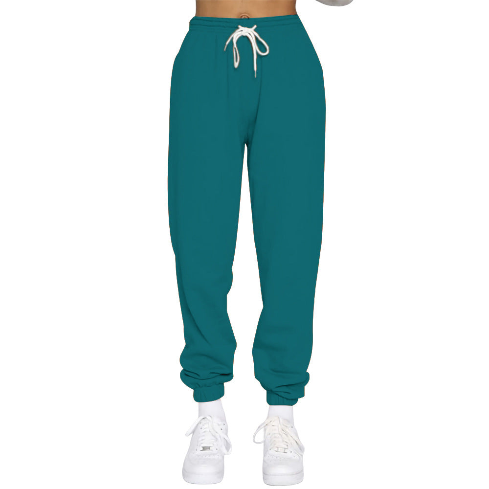 Damen Komfortable Jogginghose mit verstellbarem Bund und elastischen Bündchen R&B