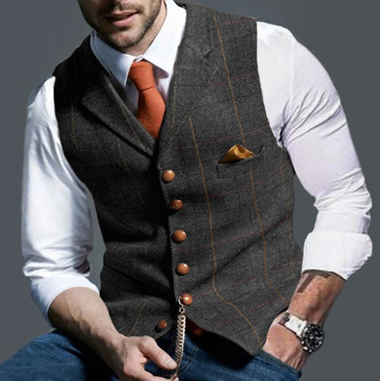 Herren elegante Weste R&B