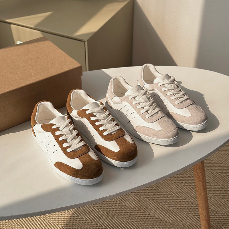 Damen Sportliche Sneakers aus hochwertigem Wildleder und atmungsaktivem Mesh