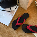 Damen Komfortable Zehentrenner-Sandalen mit ergonomischem Fußbett und weichem Riemendesign