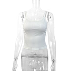 Damen Trägershirt aus Rippenstoff mit figurbetontem Schnitt