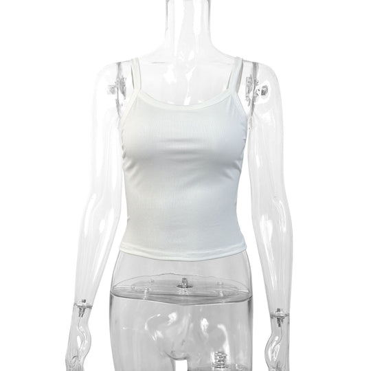 Damen Trägershirt aus Rippenstoff mit figurbetontem Schnitt R&B