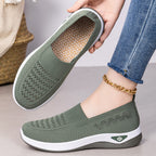 Damen Leichte Komfort-Sneaker mit atmungsaktiver Strickoberfläche