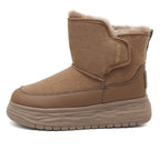 Damen warme Winterboots mit kuscheligem Innenfutter und robustem Profil R&B