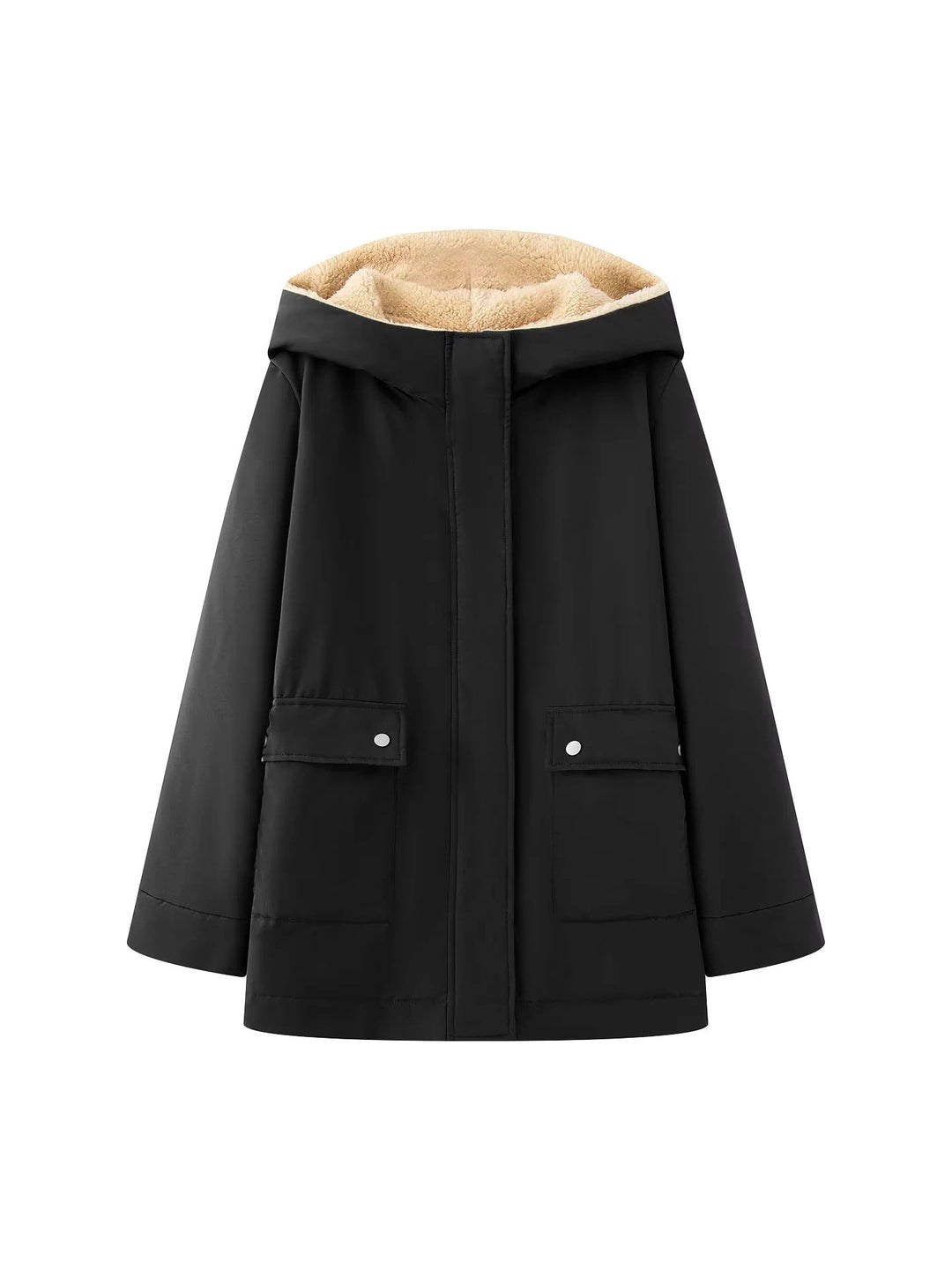 Damen Übergangsjacke mit kuscheligem Innenfutter und praktischen Taschen R&B