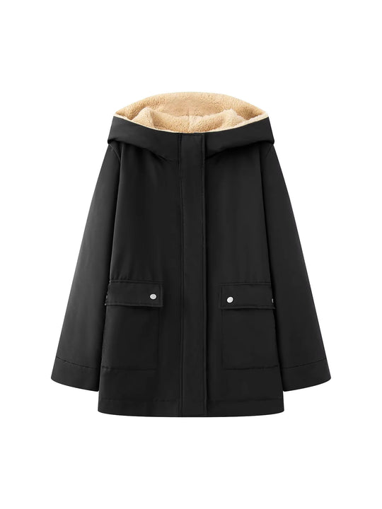 Damen Übergangsjacke mit kuscheligem Innenfutter und praktischen Taschen R&B