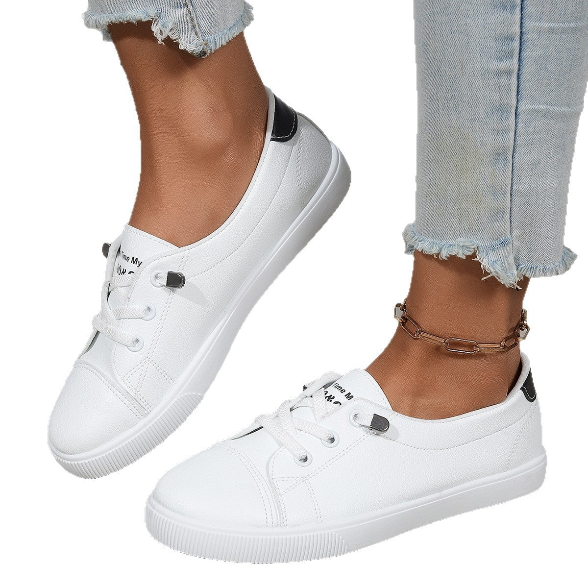Damen komfortable Sneakers mit modischem Design und atmungsaktiver Oberfläche R&B
