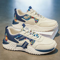 Damen Modische Sneakers mit Ethno-Muster und verstärkter Sohle R&B