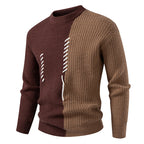 Herren modischer Strickpullover mit innovativen Strukturdetails und einzigartigem Design R&B