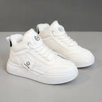 Damen Hohe Winter Sneakers mit weichem Fleece-Futter und rutschfester Sohle R&B