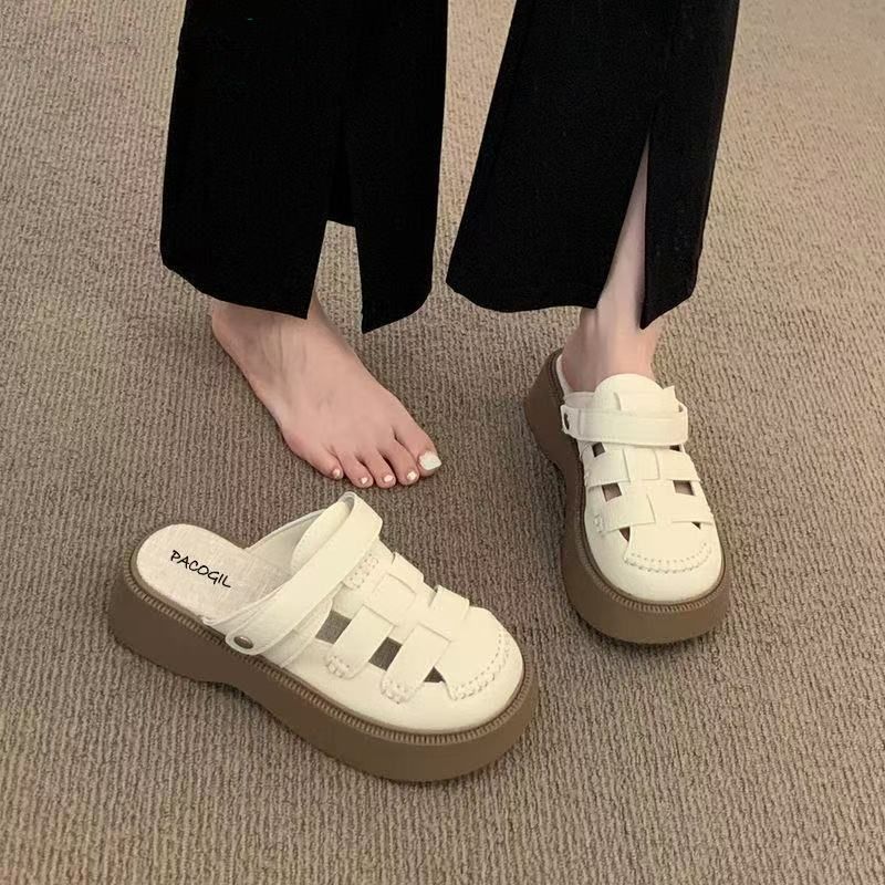 Damen Komfortable Clogs mit modischem Riemendesign und elastischer Sohle