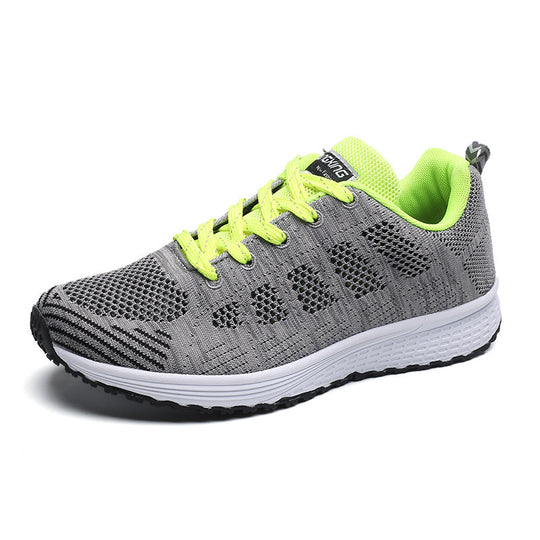 Damen Sportliche Laufschuhe mit atmungsaktiver Oberflächenstruktur und dynamischer Dämpfung R&B