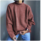Damen nan kastiger Feinstrickpullover mit kurzem Stehkragen und Raglanärmeln R&B