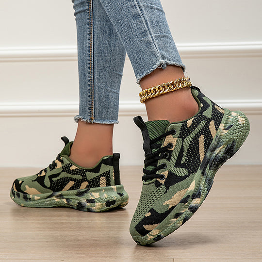Damen modische Sneakers mit atmungsaktiver Laufsohle und flexibler Dämpfung R&B