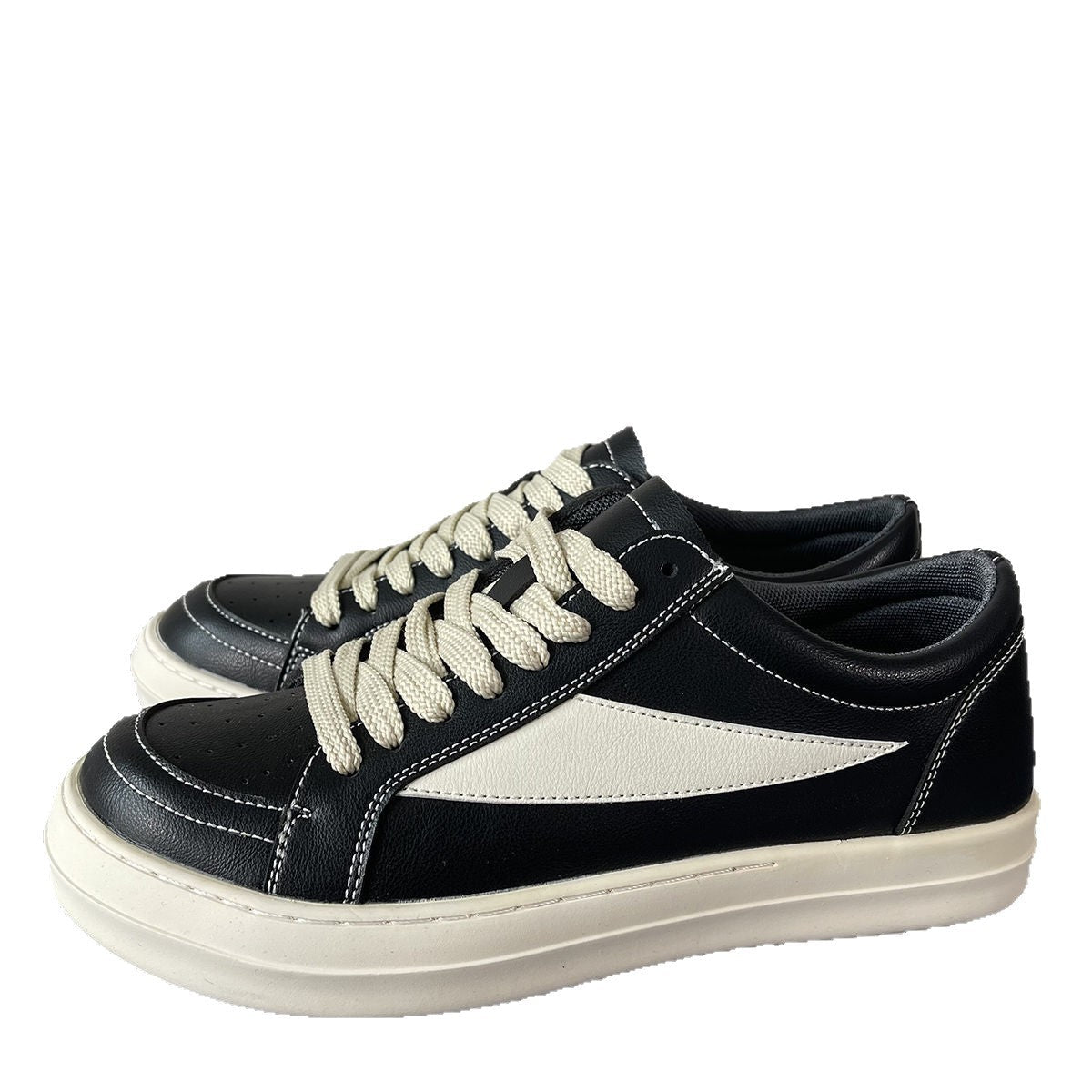 Damen Sportliche Sneakers aus hochwertigem Leder mit klassischem Design R&B