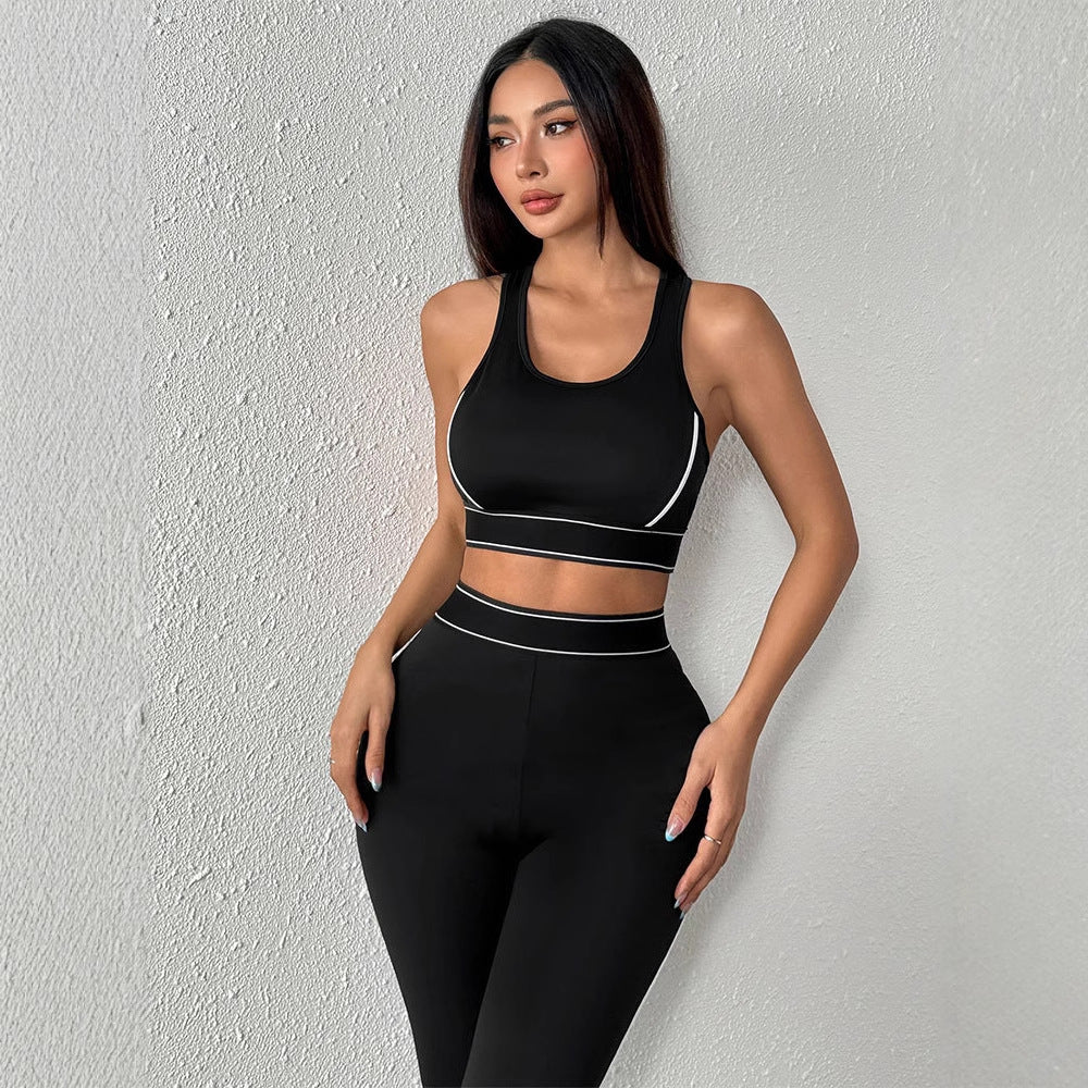 Damen Sportliches Zwei-Teiliges Set mit ergonomischem Design und atmungsaktiven Materialien R&B
