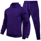 Damen Sportliches Hoodie- und Jogginghose-Set aus hochwertigem Baumwollmix