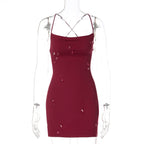 Damen Figurbetontes Minikleid mit transparenten Akzenten R&B
