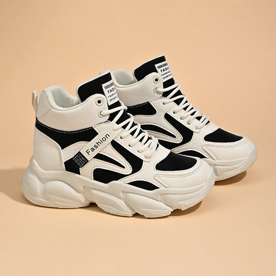 Damen Sportliche High-Top Sneakers mit innovativem Sohlenprofil und atmungsaktivem Obermaterial R&B