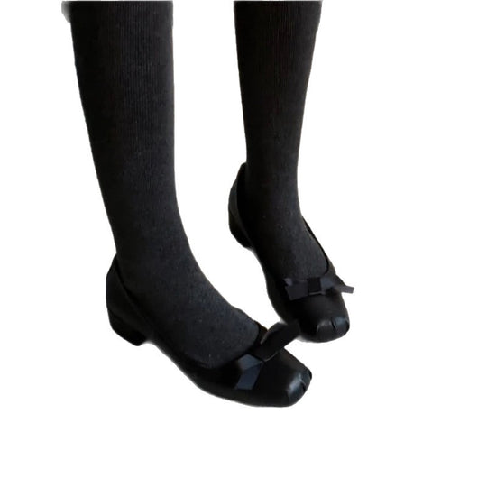 Damen elegante Ballerinas mit modischem Schleifen-Verzierungsdesign R&B