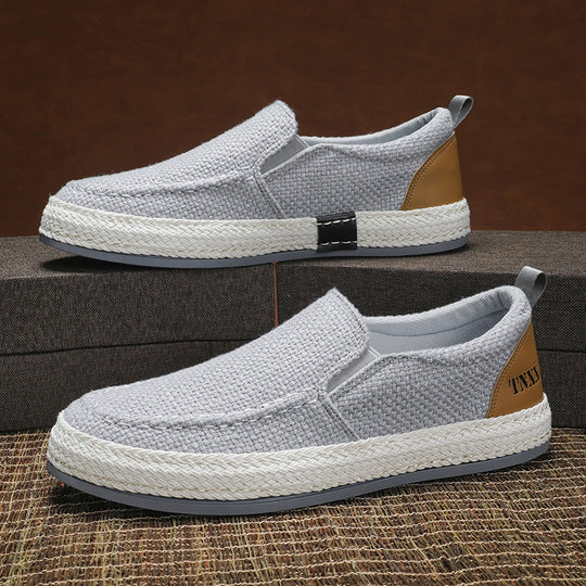 Damen Slip-On Freizeitschuhe mit komfortablem Textil-Obermaterial und rutschfester Sohle R&B