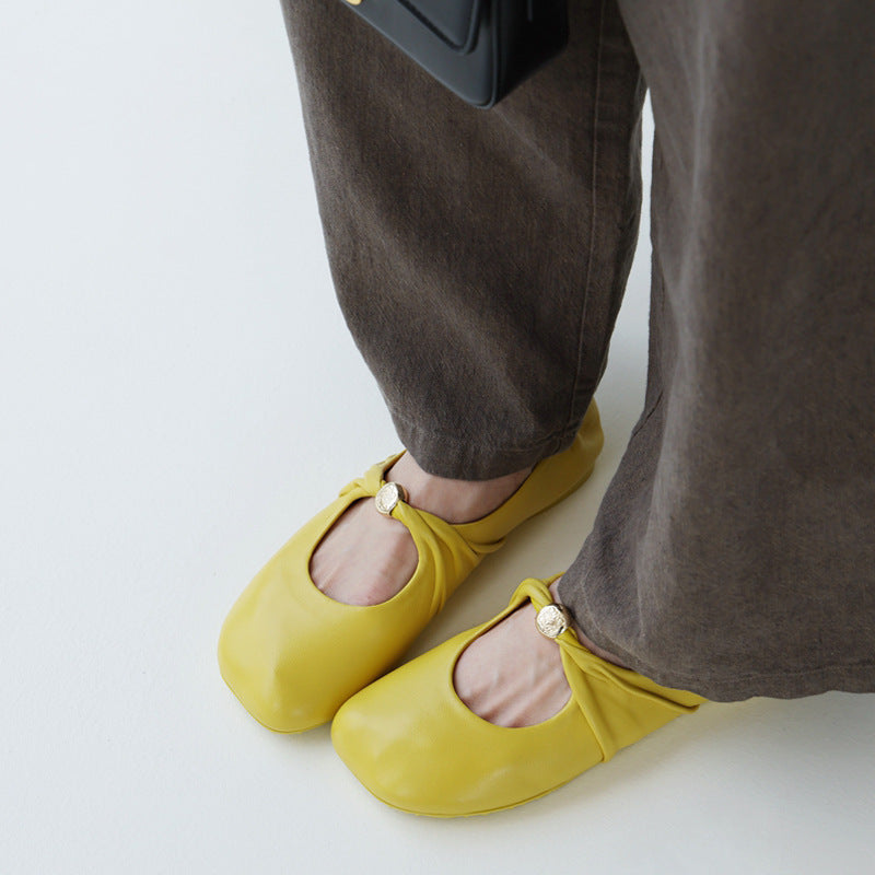 Damen Ballerinas mit dekorativem Schleifenakzent und lässigem Schnitt R&B