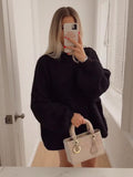 R&B | Bequemer Strickpulli In Übergröße Für Frauen