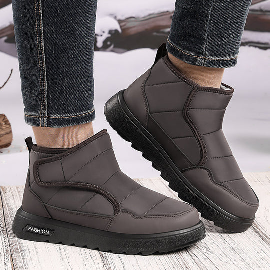 Damen Winterstiefel mit rutschfester Sohle und kuscheligem Innenfutter R&B