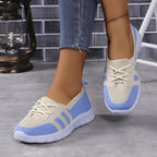 Damen Sportliche Sneaker mit atmungsaktivem Mesh-Obermaterial und flexiblem Sohlen-Design R&B