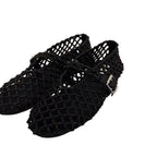 Damen Elegante Netzschuhe mit modischem Riemendesign