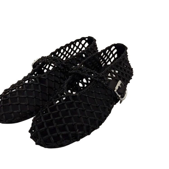 Damen Elegante Netzschuhe mit modischem Riemendesign R&B