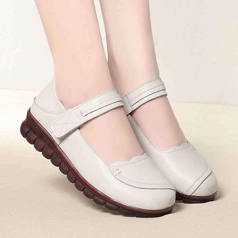 Damen Komfortable Mary Jane Slipper mit verstellbarem Riemen und ergonomischem Fußbett R&B