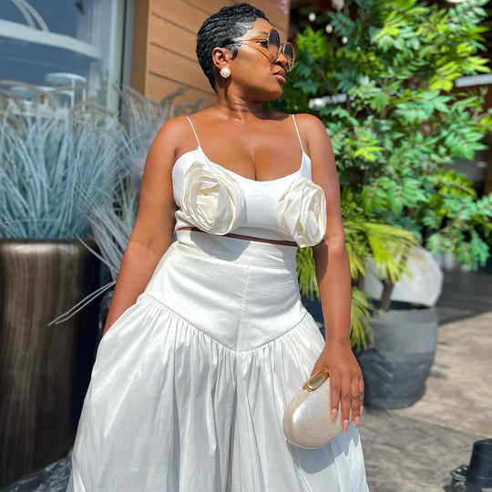 Damen Modische Lampionhosen mit floralem Detail R&B