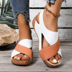 Damen Komfortable Sandalen mit bequemem Fußbett und modischem Schnitt