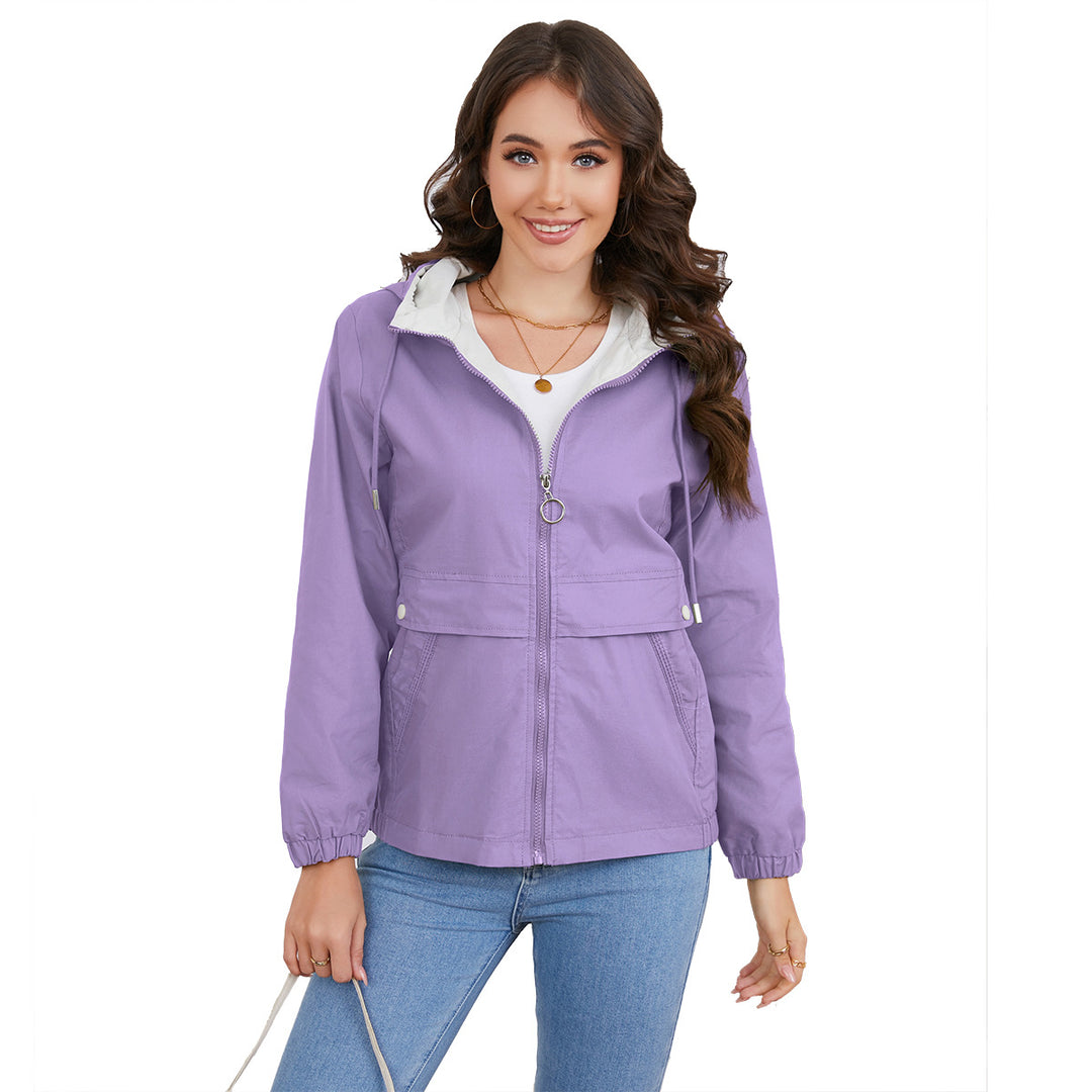 Damen modische Freizeitjacke mit verstellbarem Bund R&B