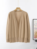 Damen lässiger Strickcardigan im minimalistischen Design
