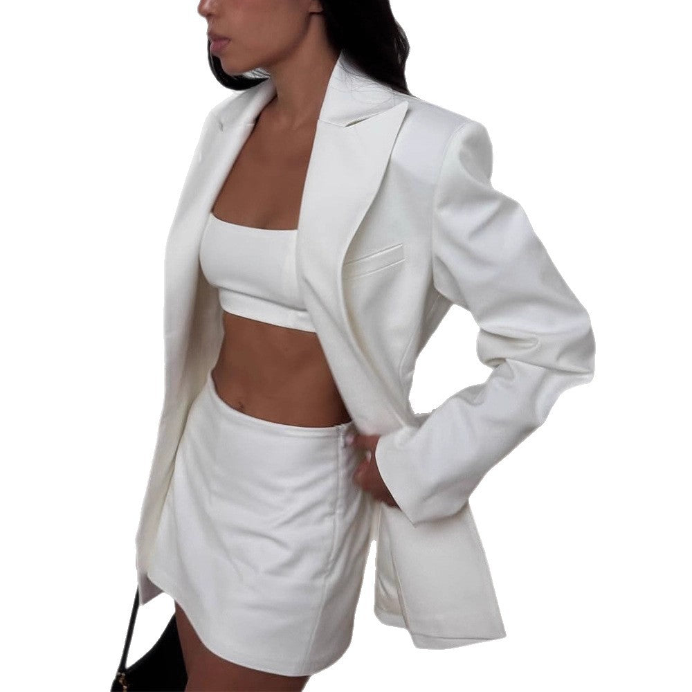 Damen Eleganter Blazer mit tailliertem Schnitt R&B