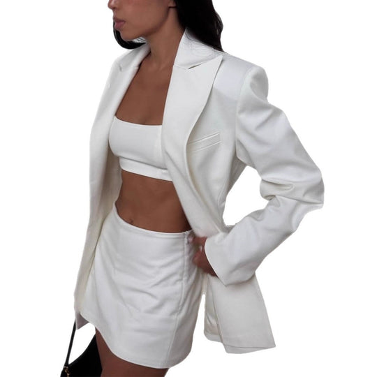 Damen Eleganter Blazer mit tailliertem Schnitt R&B