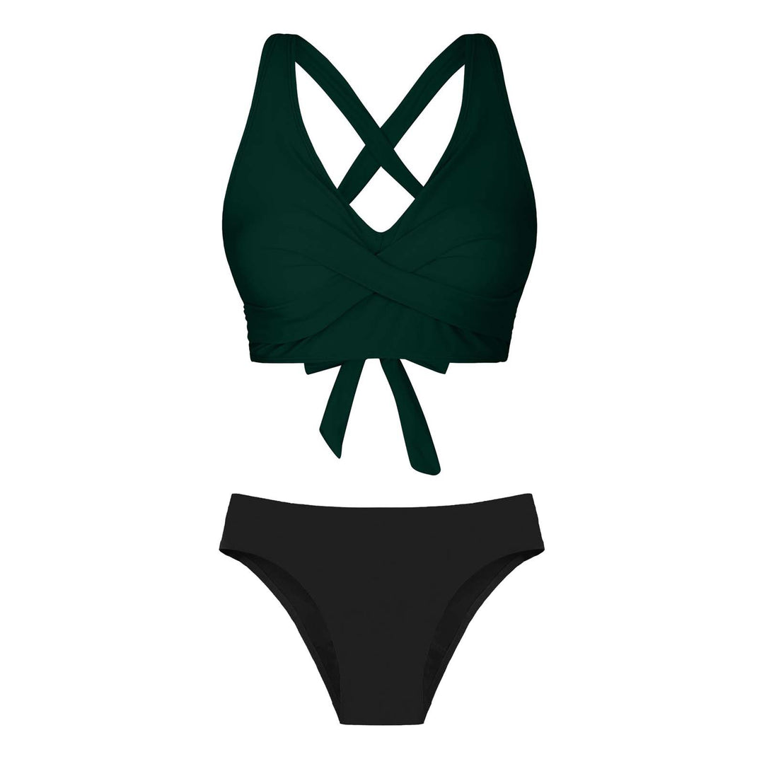 Damen Zweiteiliger Badeanzug mit floralem Design R&B