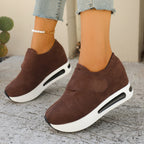 Damen Bequeme Plateau-Sneaker mit rutschfester Sohle und atmungsaktivem Obermaterial R&B
