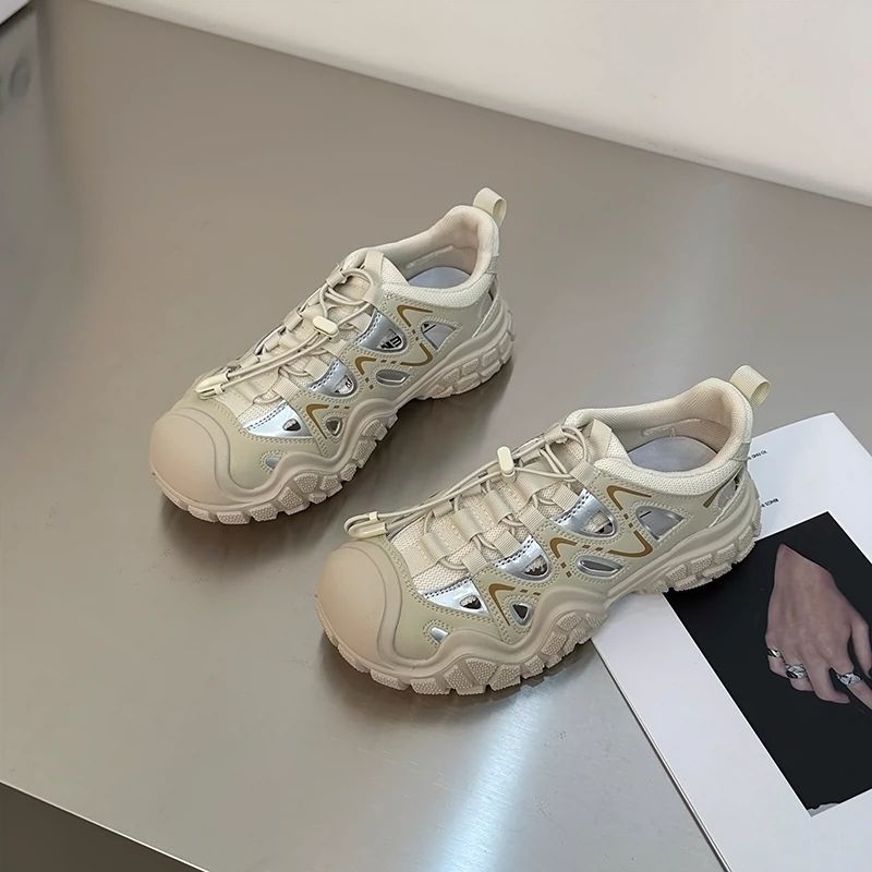 Damen Sportliche Sneakers mit atmungsaktiver Mesh-Oberfläche und rutschfester Sohle R&B